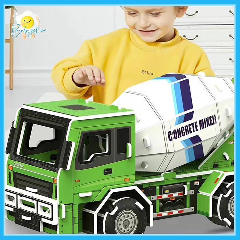 [Inthehot-t] ปริศนากระดาษสําหรับเด็ก 3d Model Craft House Diy Early Education And Educational Toy As