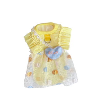 Thin Ice Silk Bubble Dress Breathable Sun Protection เสื้อผ้าสัตว์เลี้ยงเหมาะสําหรับเอเชียตะวันออกเฉียงใต้ Climate แมวสุนัข Bichon