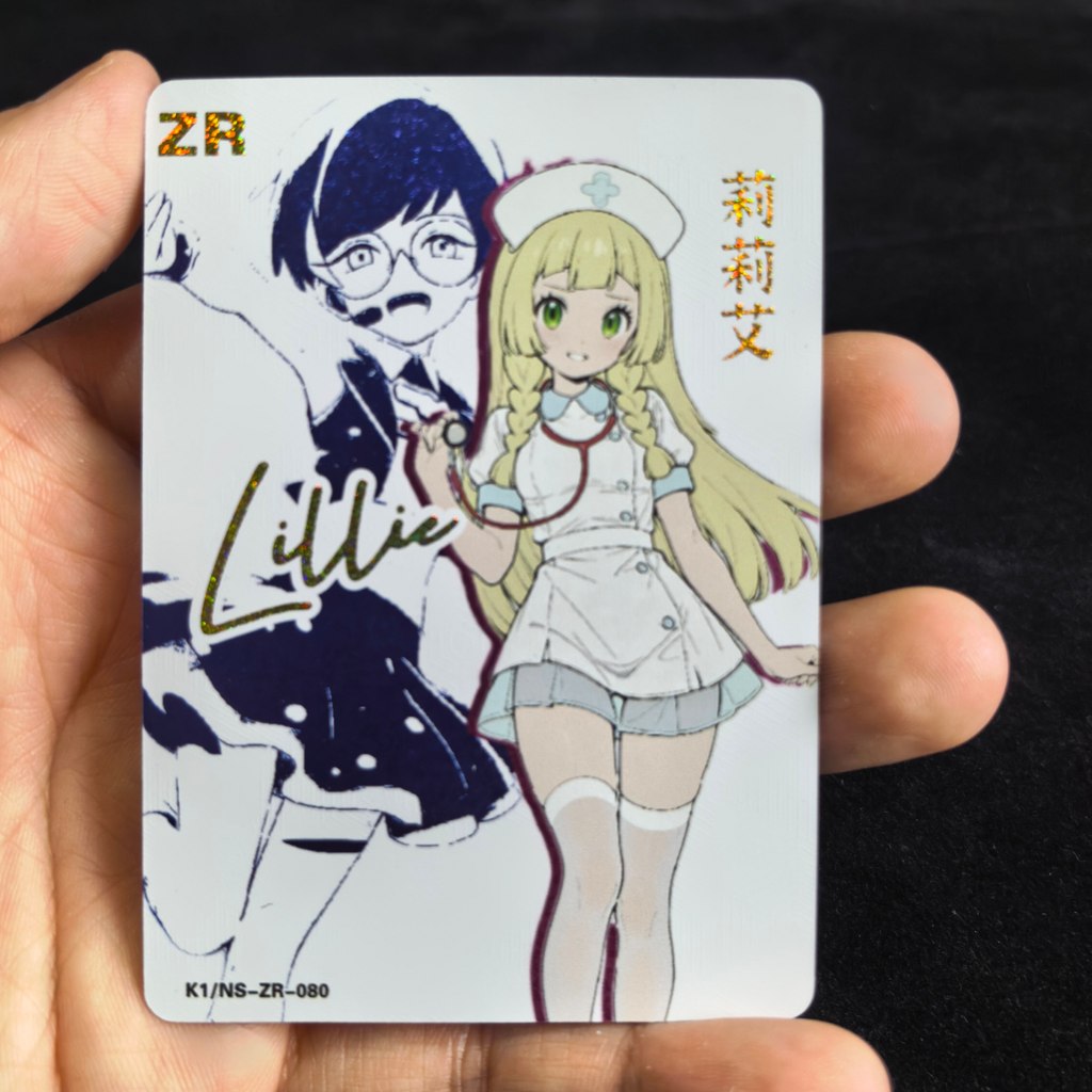 K1 Goddess Story 8-14 Bullets Full Diamond กระพริบการ์ด Gilding EVA Pokémon ptcg One Piece ไม่ใช่กบน
