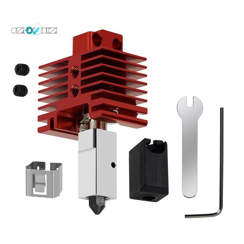 GzhxdiiziFor Lab Hotend Kit สําหรับ P1P/P1S/X1/X1C Extruder Hotend เหล็กชุบแข็งหัวฉีดอัพเกรด 2.0 Hot