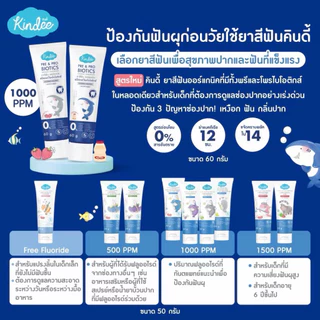 (ส่งด่วน⚡️ไม่มีวันหยุด) Kindee ยาสีฟันเด็ก ออแกนิก สูตรพรีเมียม ใช้ได้ตั้งแต่ฟันซี่แรก แปรงสีฟันเด็ก