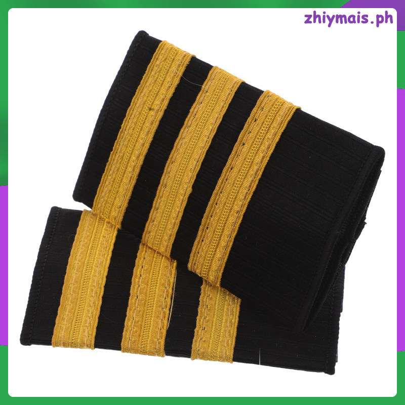 Four Gold Stripes Flight Attendant Accessories Cloth Professional zhiymais