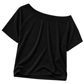 เสื้อยืดไซส์ใหญ่คอคว้านลึก อกเริ่มต้น 34-58 ทรงสวยผ้าเนื้อนุ่มยืดหยุ่นดีเยี่ยม โกงหุ่นให้ดูผอมเพรียวไม่ดูตัน