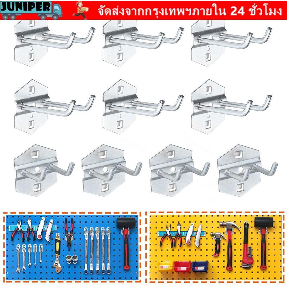 JUNIPER 1 ชิ้นเฉียงแขวน,ฮาร์ดแวร์เครื่องมือชั้นเก็บ Hole Board Hook, ทนทาน 25/50/75/100/150/200 มิลล
