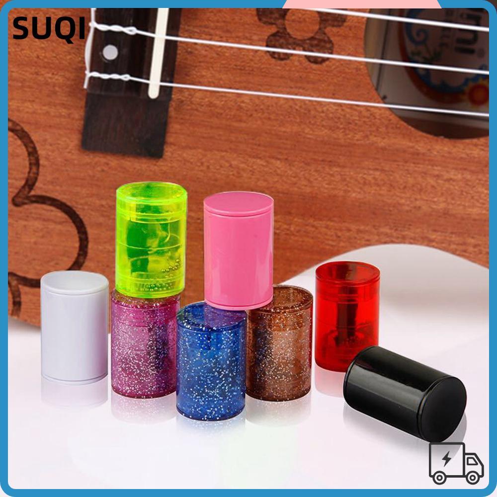 SUQI Rhythm Sand Shaker 7 สีอุปกรณ์เสริมพลาสติก Fingers Shot