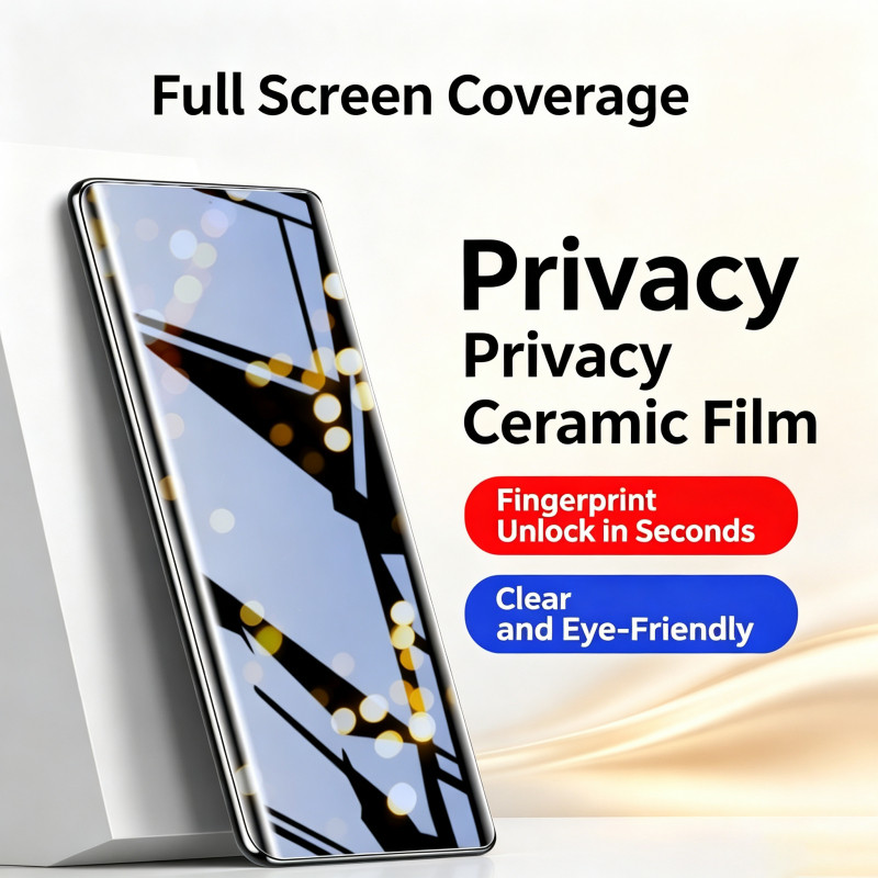 ฟิล์มนิรภัย เหมาะสําหรับ Samsung s24Ultra Ceramic Film galaxys23ultra Privacy Film S22Ultra Full Scr