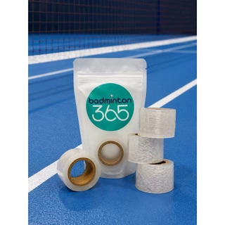 365 I เทปใสพันด้ามไม้แบดมินตัน ช่วยปกป้องเหงื่อ ความชื้น สิ่งสกปรก (1 ชิ้นต่อแพ็ค) มีความยืดหยุ่น บาง เหนียว