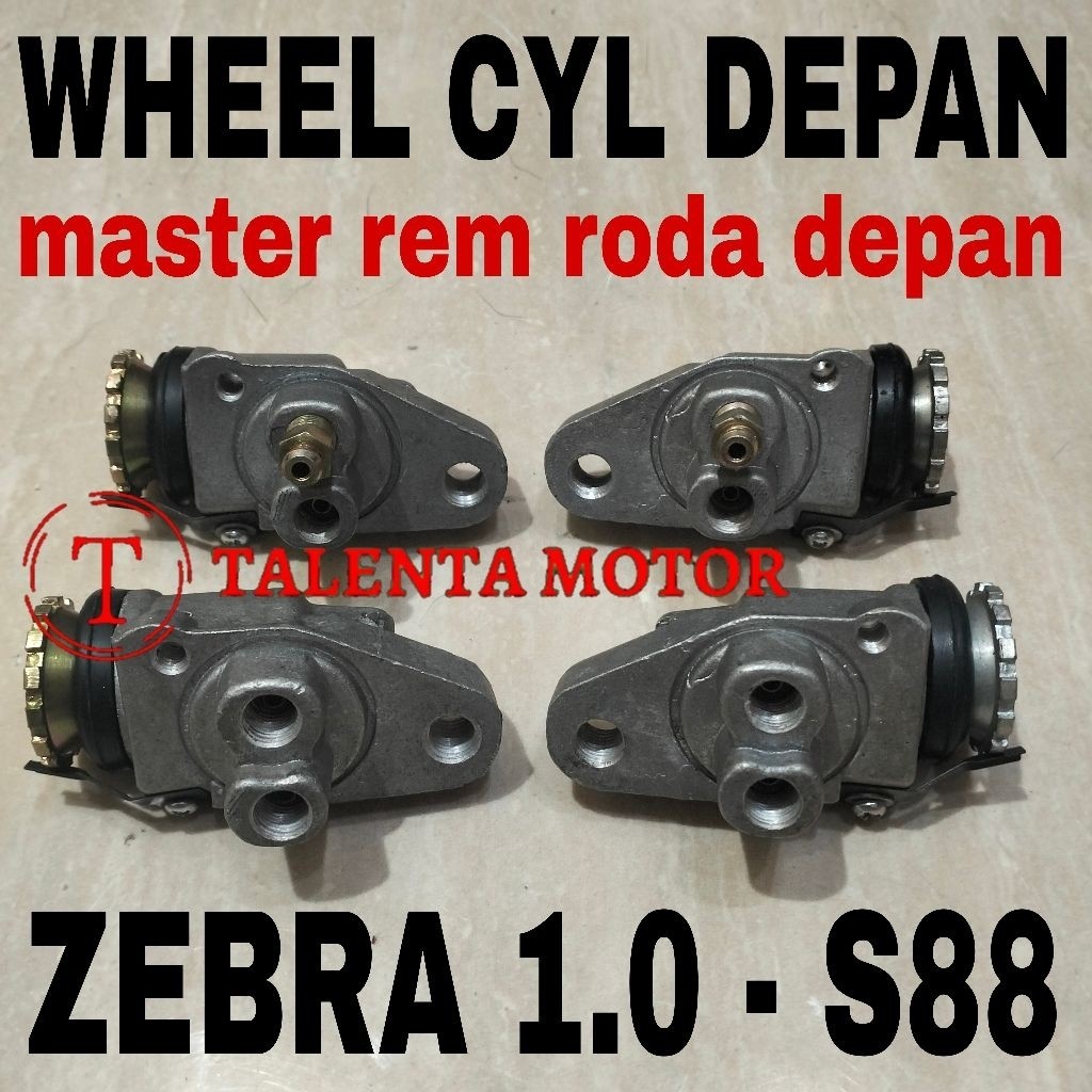 A PAIR OF FRONT WHEEL CYLINDER DAIHATSU ZEBRA 1.0 - S88 - 1000 - 1000CC - WHELL CYL - CYLINDER - ORI