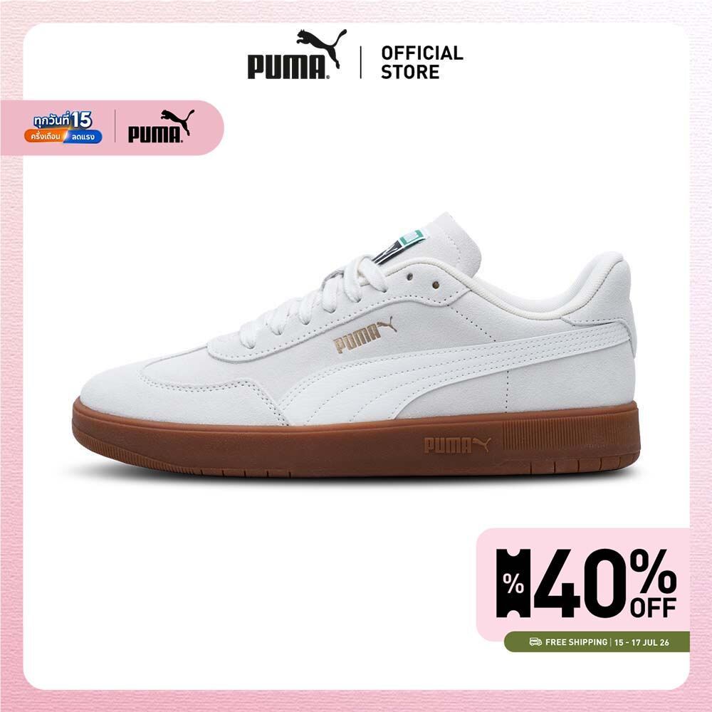 PUMA Basics รองเท้าผ้าใบ Ascenso Suede ยูนิเซ็กส์ สีขาว - 40594802