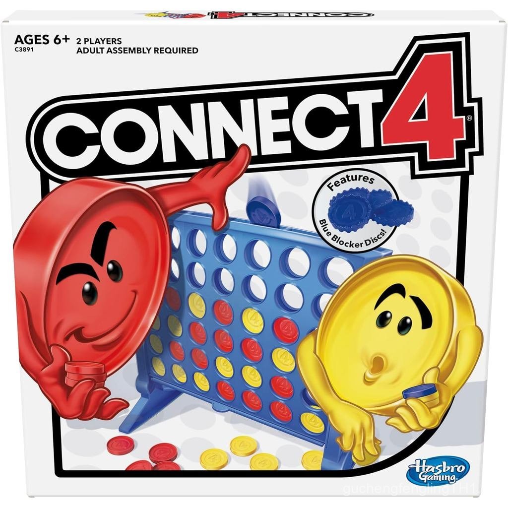 เกมกระดานกลยุทธ์ Hasbro Gaming Connect 4 สําหรับเด็กอายุ 6 ปีขึ้นไป (พิเศษ)