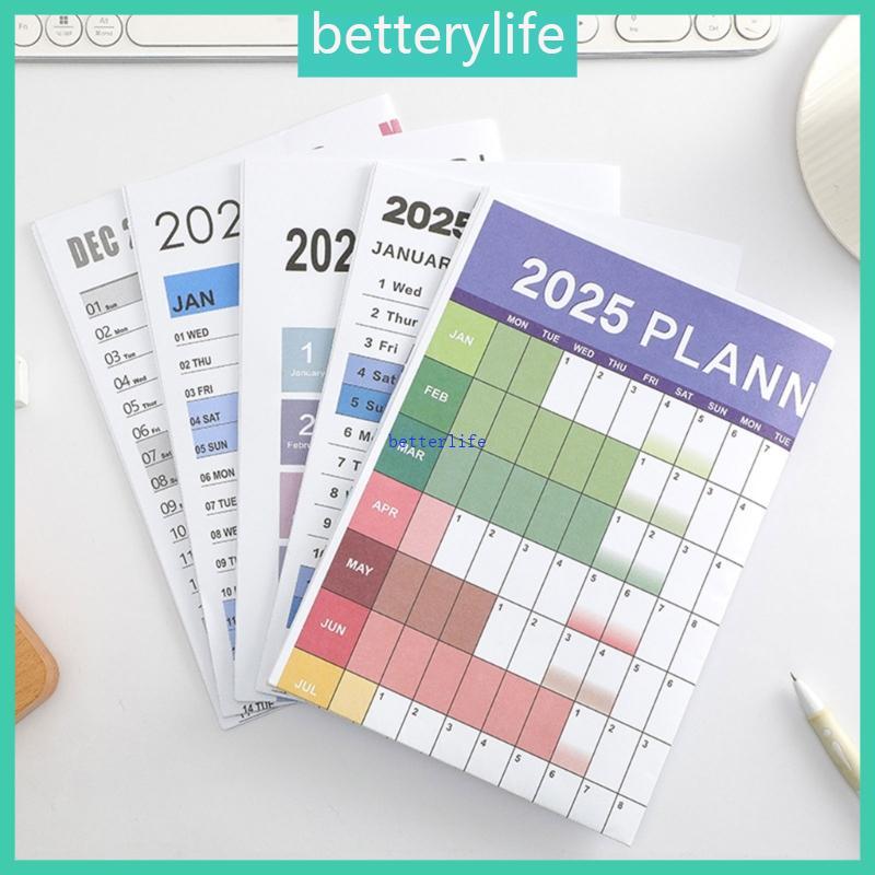 BTF 2025 Yearly Planner Wall Calendar Office Home Wall Organizers Planner จาก 01 2025 ถึง 12 2025