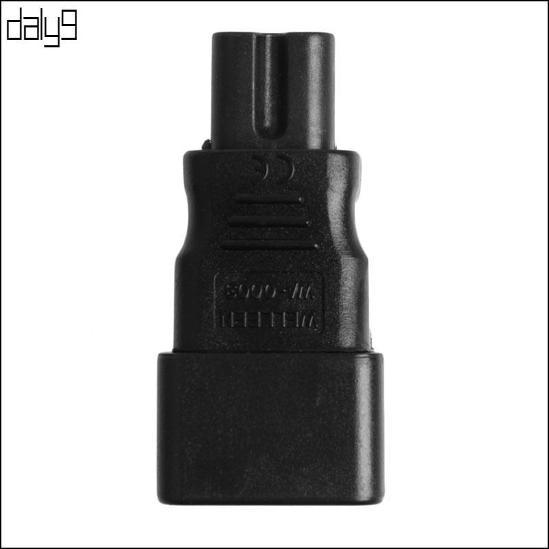 Dal IEC 320 C14 ถึง C7 อะแดปเตอร์ IEC C7 ถึง C14 อะแดปเตอร์ AC 3-P C14 ชาย C7 หญิง
