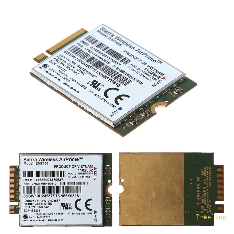 Treeling 4G LTE WWAN การ์ดสําหรับ Sierra Airprime EM7455 GOBI6000 FRU S1NN สําหรับ P70 P50 P50s T560
