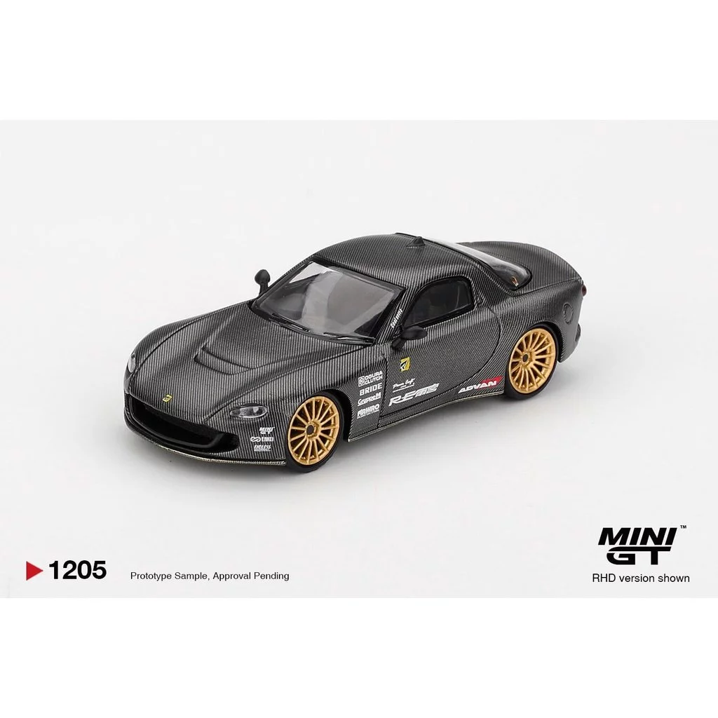 MINI GT No.1205 Mazda RX-7 RE-Amemiya Matsukiyo KOKU 3 Rotor NA-7 TAS 2025 Best Tuned Car Award MGT01205