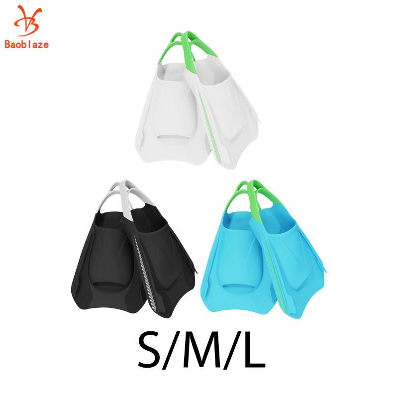 [syyqwdt] 2x Swim Training Fins Swim Flippers Freediving Equipment Short Flippers Sports