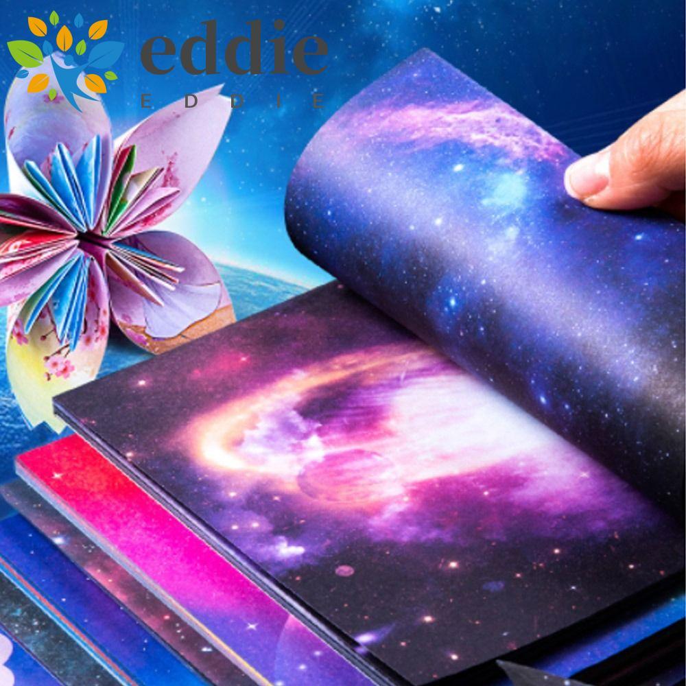 EDIE Origami Paper Sakura Square DIY Handcraft Starry Pattern Paper-cut Craft paper