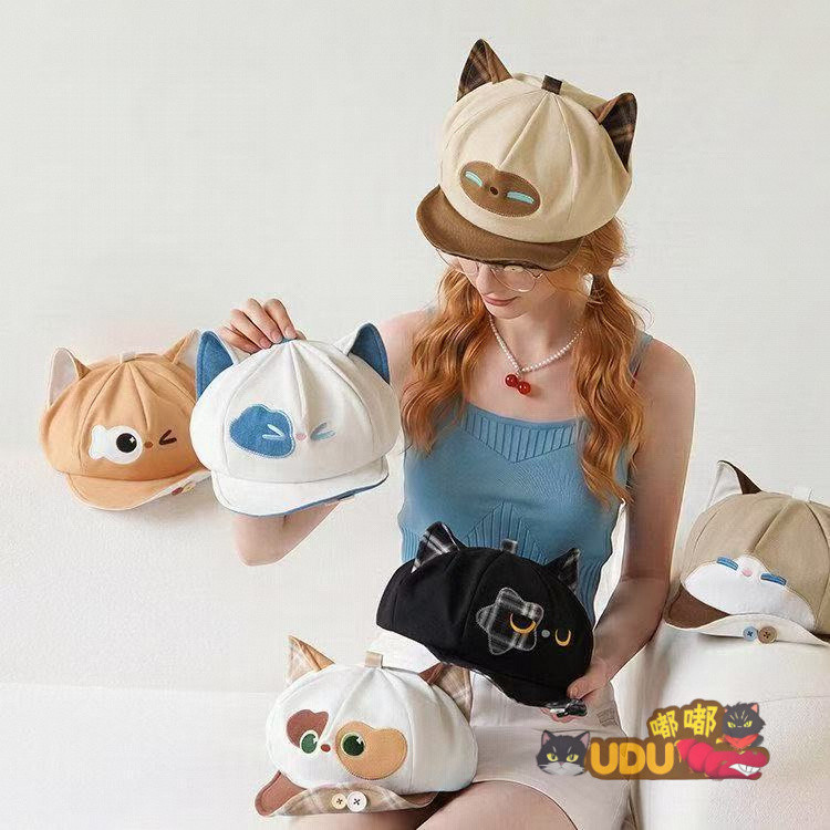 2026 สไตล์ใหม่ Sanhua Cat Beret การ์ตูนน่ารักสยามแมวเบสบอลหมวกแฟชั่น All-match High-value สาว Sun หมวกอินเทรนด์อุปกรณ์เสริมสาวของขวัญ