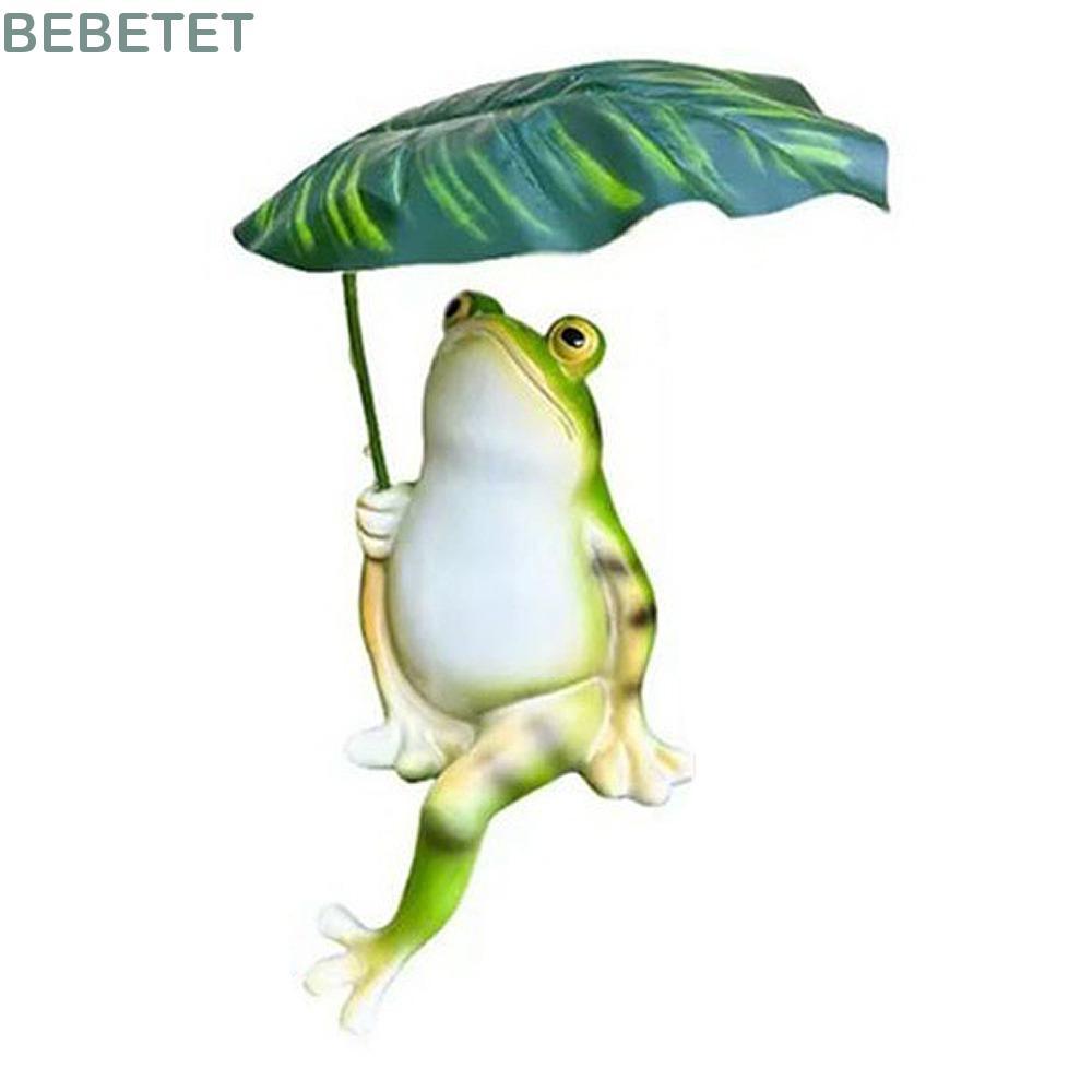 ร่ม BEBEET ถือประติมากรรมสวนเรซิน, สีเขียว 4.72x3.15x11.02in กลางแจ้ง Courtyard ตกแต่งตุ๊กตาเรซิ่น,เ