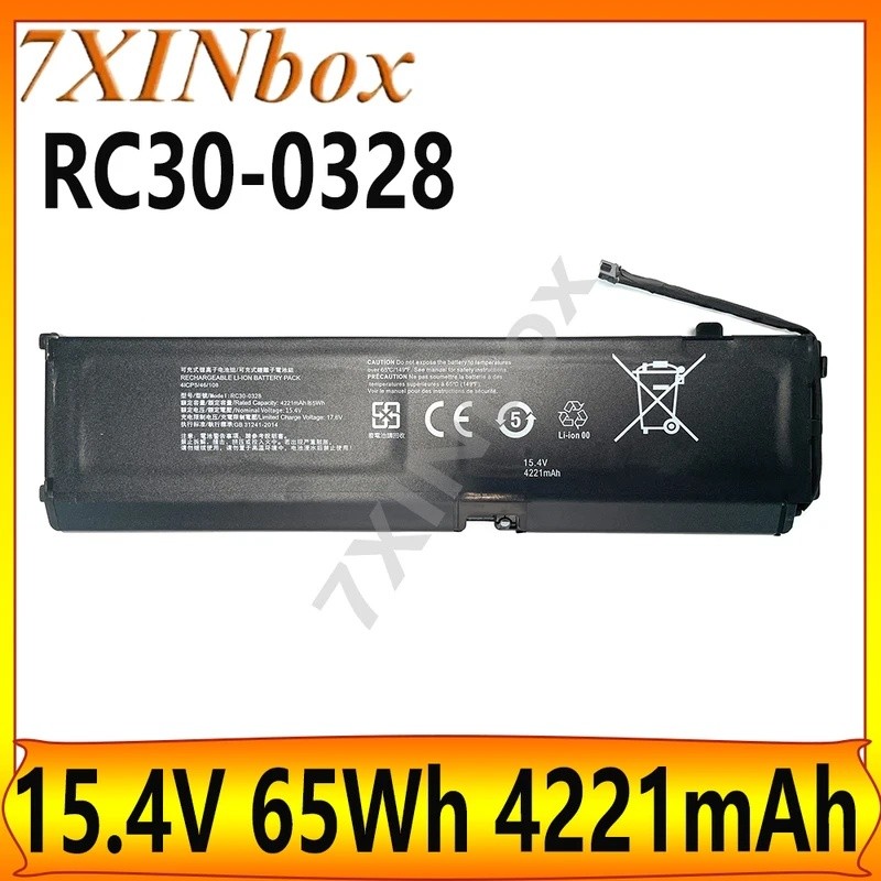 7XINbox OEM RC30-0328 15.4V 65Wh 4221mAh แบตเตอรี่สําหรับ Razer Blade 15 BASE รุ่น 2020 RZ09-0328 RZ