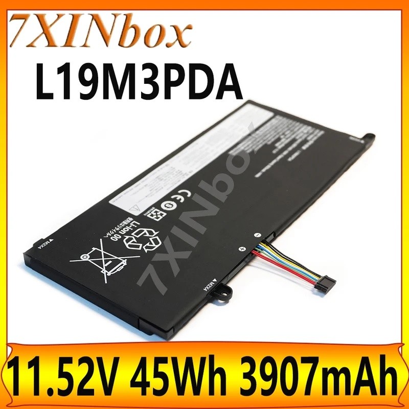 7XINbox L19M3PDA 11.52V 45Wh 3907mAh แบตเตอรี่แล็ปท็อปสําหรับ ThinkBook 14 15 G2 G3 ITL Series L19D3