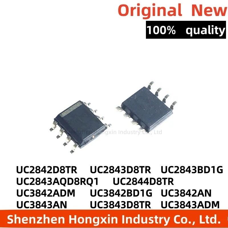 5PCS UC2842D8TR UC2843D8TR UC2843BD1G UC3842D8TR UC2843AQD8RQ1 UC3842BD1G UC2844D8TR UC384AN UC384AD
