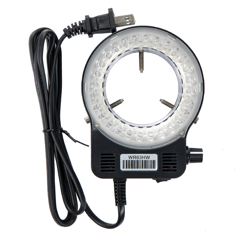 North Silver Fox Machine Visual LED Ring Light Source กล้องจุลทรรศน์เลนส์กล้องปรับแสงความสว่าง 56 ลู