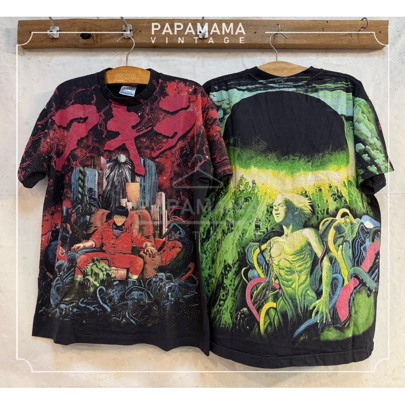 AKIRA Vintage 1988 Akira Promo Orion Home Video Streamline Pictures เสื้อวินเทจ เสื้อการ์ตูน papamama vintage