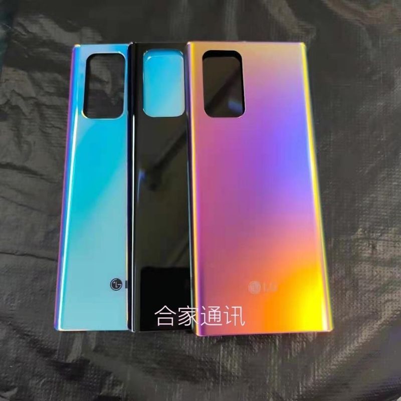 LG WING ฝาหลังกระจกโทรศัพท์มือถือการ์ดคู่แบตเตอรี่ฝาหลัง lg Wing 5G ฝาครอบไฟฟ้า Y26713492