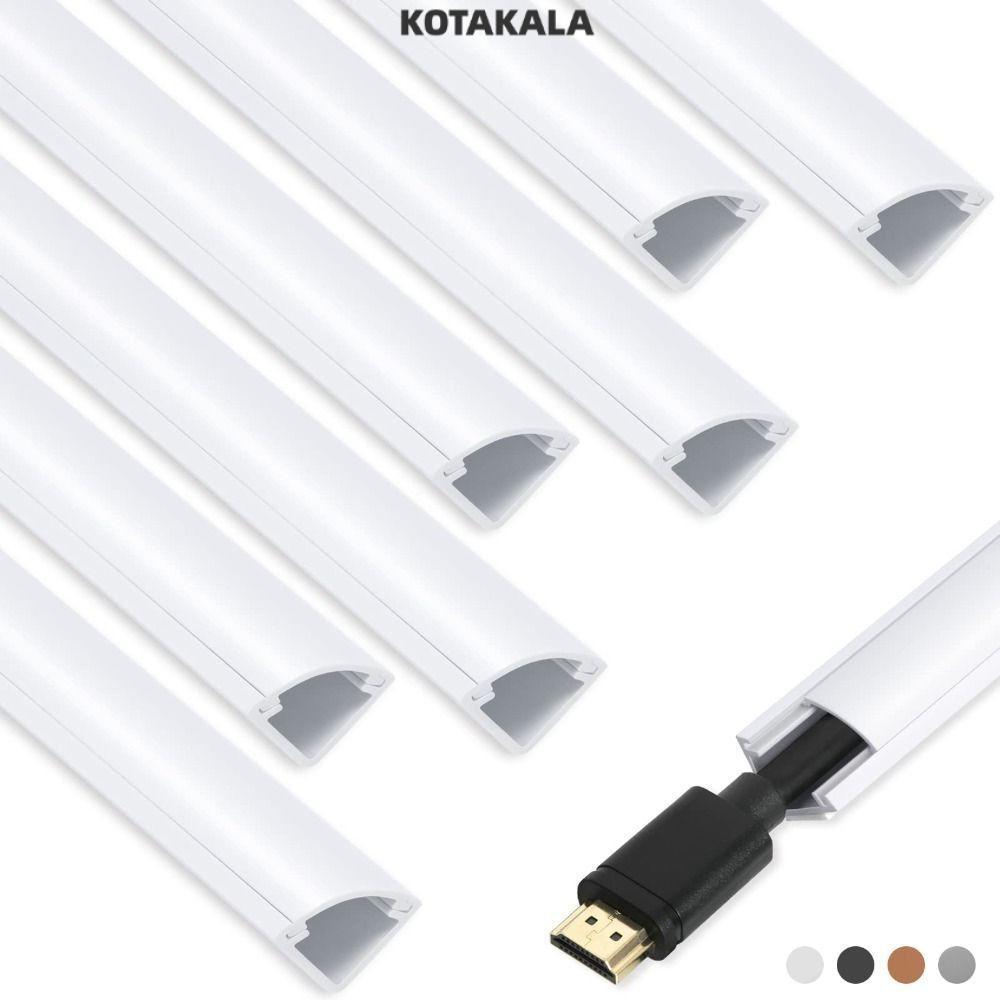 KOTAKALA มุมสายเคเบิลคอนซีลเลอร์,สีได้ 100 ซม.สาย Hider, Professional PVC ไม่มีเจาะ Universal Wire C
