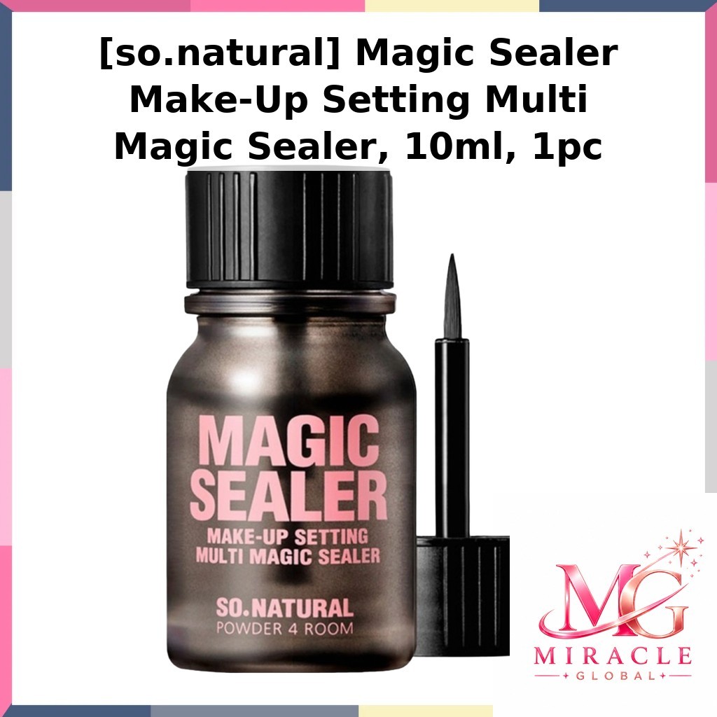 [so.natural] Magic Sealer Make-Up Setting Multi Magic Sealer, 10ml, 1pc / Korean Make-Up Sealer by M