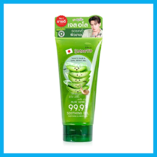 Smooto Aloe-E Snail Bright Gel 200g สมูทโตะ เจลว่านหางจระเข้.