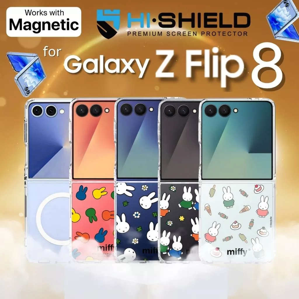(พร้อมส่งทันที) เคสใส กันกระแทก HiShield Crystal Shield / Magnetic Shield สำหรับ Samsung Galaxy Z Flip8