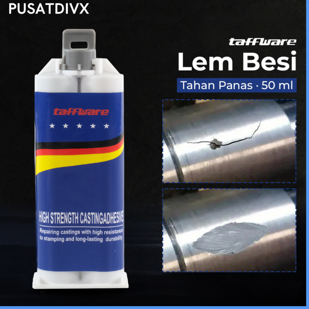 BIKE TAFWARE HEAT RESISTANT IRON GLUE INDUSTRAIAL GLUE AB 50ML