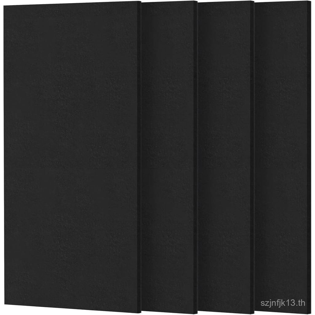 TONOR แผงอะคูสติกขนาดใหญ่ Self-Adhesive, 4PCS 44.1" x 21.7" แผงดูดซับเสียง, แผงผนังอะคูสติกสําหรับตก