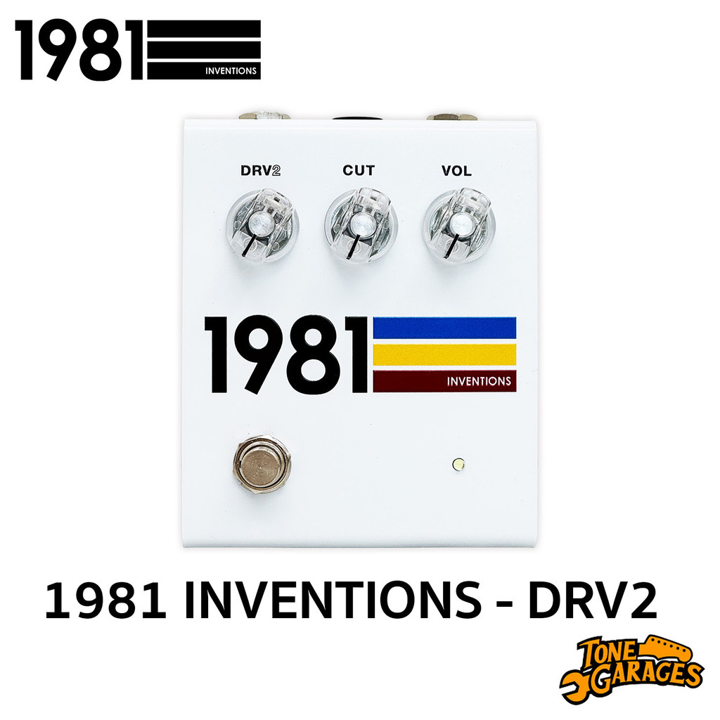 1981 INVENTIONS DRV2 High Quality and Unique Distortion Pedal เอฟเฟคกีต้าร์