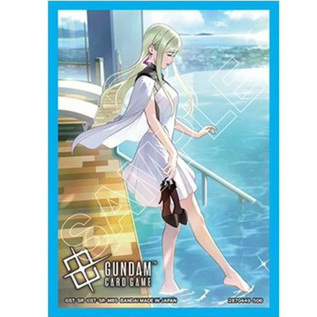 Bandai Gundam Card Game Official Card Sleeves 02 Gigi Andalucia ซองใส่การ์ด (70 ซอง) 4582770066913 (การ์ด)
