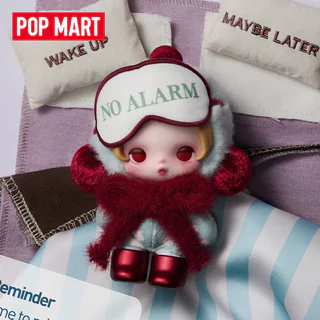 POPMART POPMART SKULLPANDA Dont Want to Series ตุ๊กตาผ้ากํามะหยี่จี้ Mystery Box