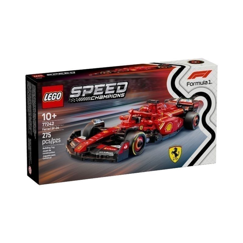 [] รับประกัน Series 77242 ของขวัญของเล่นบล็อกตัวต่อรถแข่ง Super Ferrari
