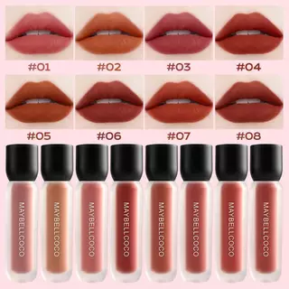 【1แถม1】ลิปแมตต์บางเบา กันน้ำ ไม่ติดแก้ว ติดทน สีชัด