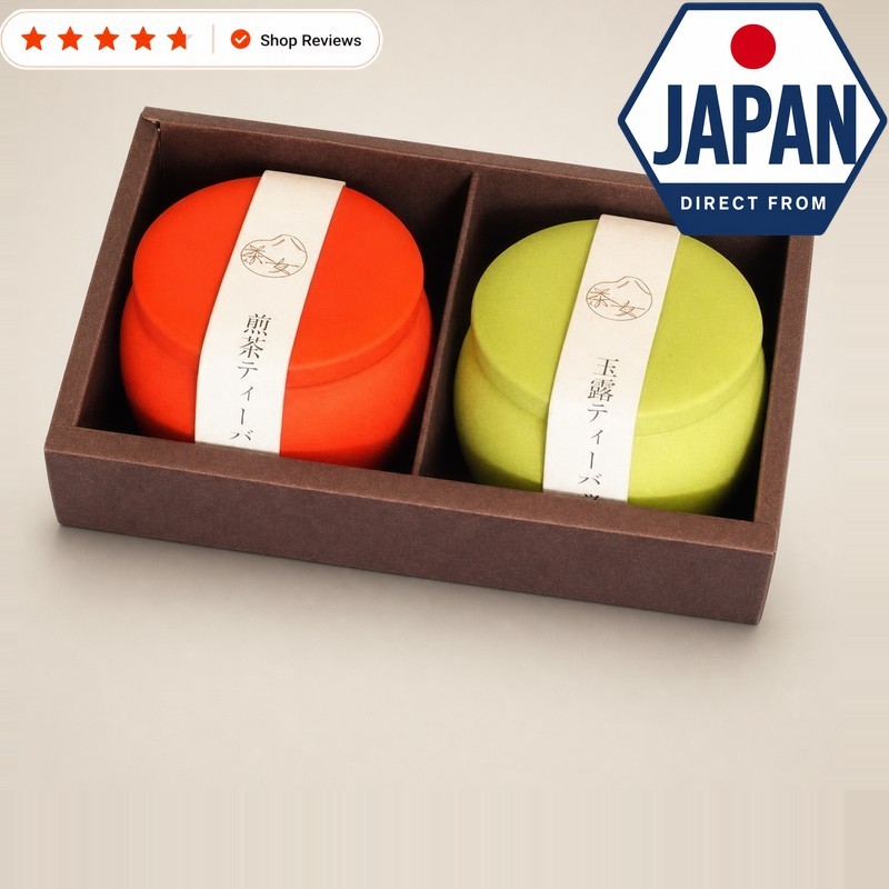 Tea Bags Gift Set Yamecha No Sato Yame Tea MK-20 - Sencha Gyokuro 20 Bags Fukuoka Japan Souvenir
