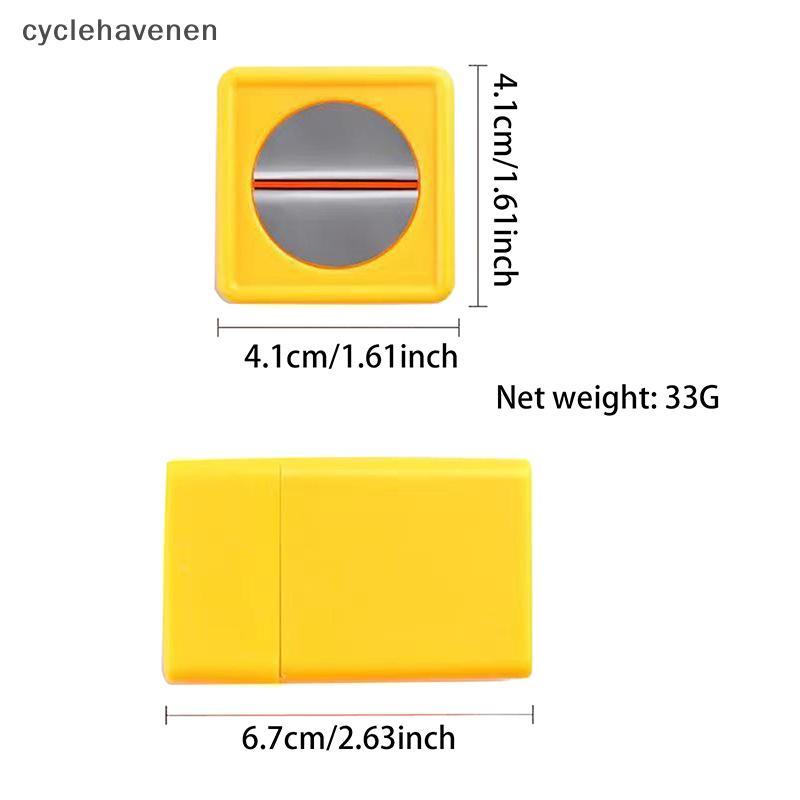 (GOOD) Professional Disposal Container Snap Off Knife Waste Damaged Storage Box Tinted Film Stier Cutting Tool Can (ใหม่)