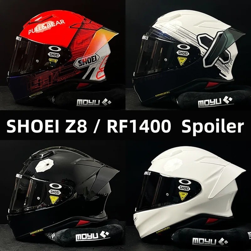 สําหรับ SHOEI Z8/RF-1400 สปอยเลอร์ Wing,SHOEI Z8/RF-1400 หมวกกันน็อค Visor เลนส์ Full Face Anti-Scra