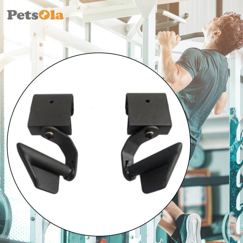 [PETSOLA] 2 ชิ้น Grip Pull Up Handles อเนกประสงค์สําหรับ Deadlift Barbells Pull Up Bars