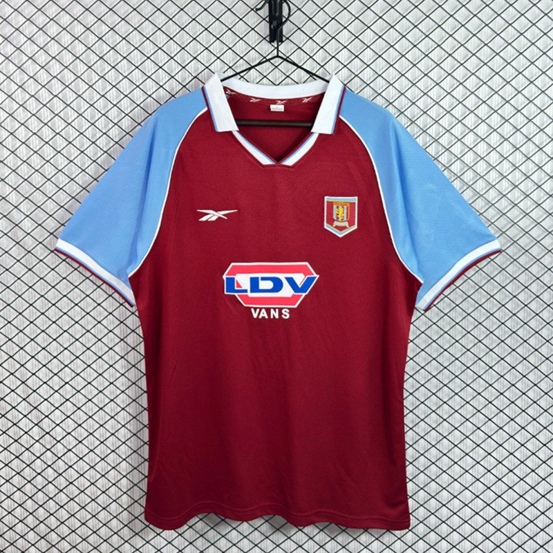 Aston Villa Jersey Retro 98 99 เสื้อฟุตบอลคลาสสิก แฟน ๆ ฉบับที่