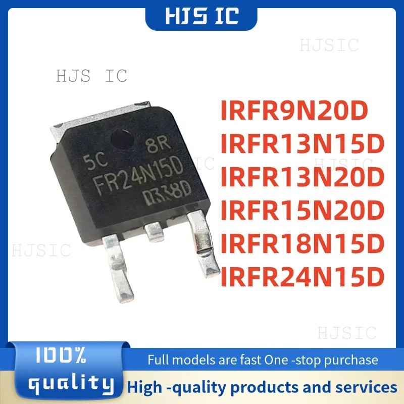5PCS IRFR9N20D IRFR13N15D IRFR13N20D IRFR15N20D IRFR18N15D IRFR24N15D FR9N20D FR13N15D FR15D FR252D 