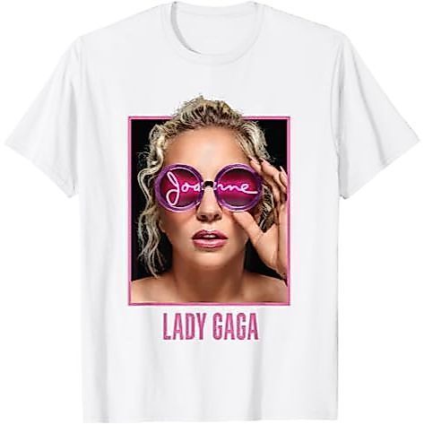 Pop Lady Gaga Joanne Glasses Band เสื้อยืดเพลง