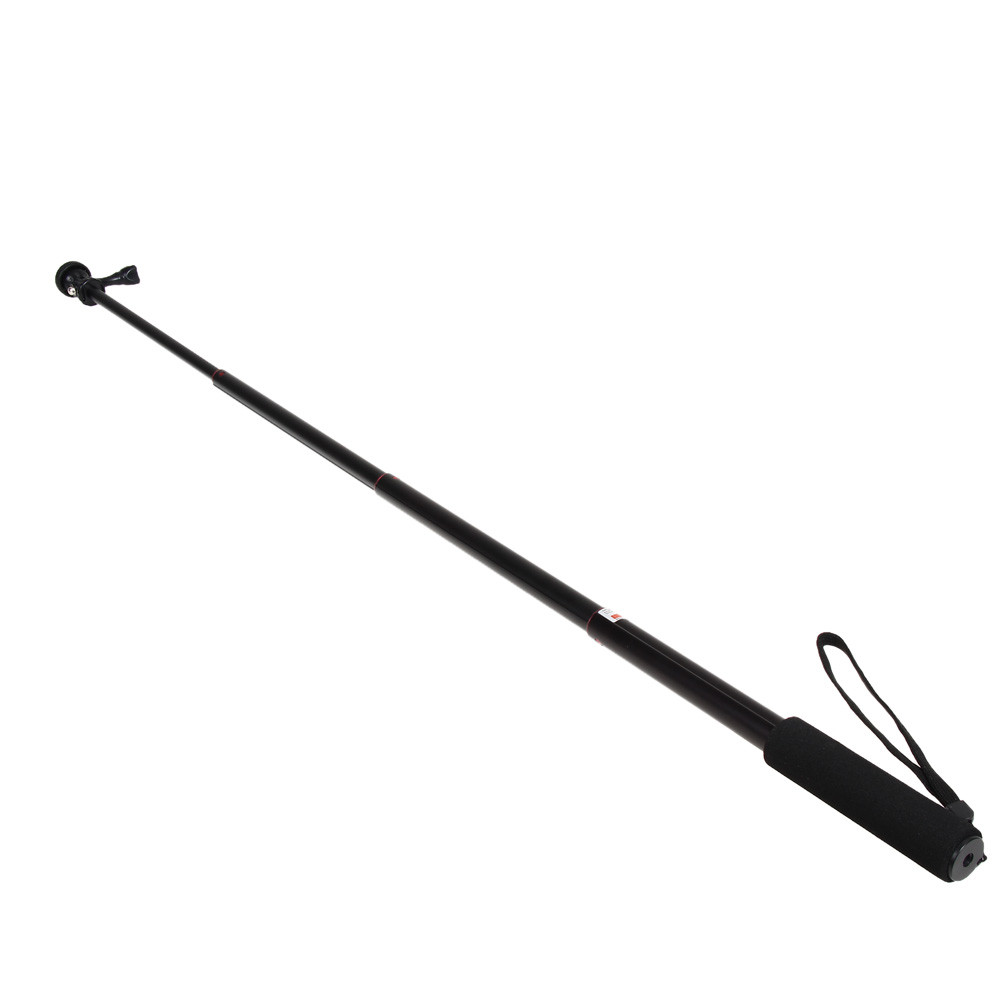 เสายืด Mini Selfie Stick แบบพกพา Vlog Selife Stick Stand สําหรับ GoPro Action Camera การถ่ายภาพกลางแ