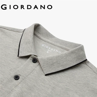 GIORDANO (Online Exclusive) เสื้อโปโลผู้ชาย Men's Ice Cooling Contrast Polo 13016022