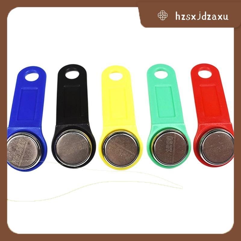 hzsxjdzaxuRW1990 5 ชิ้นปุ่มหน่วยความจําสัมผัส Rewritable สําหรับ Copy Card ซาวน่า Key สําหรับคัดลอกก