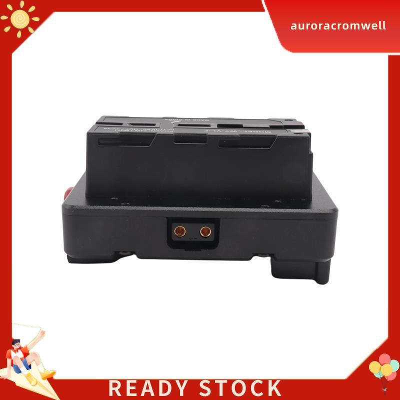 In Stock V Mount V-Lock แบตเตอรี่สําหรับ NP-F F550 F570 F750 F970 แบตเตอรี่สีดําอะแดปเตอร์แผ่นแปลงแบ
